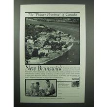 1960 New Brunswick Canada Tourism Ad - Picture Province