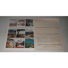 1960 New England Life Insurance Ad - Across the nation