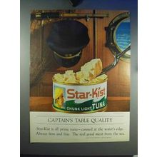 1960 Star-Kist Tuna Ad - Captain's Table Quality