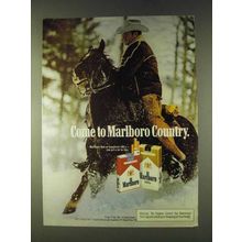 1979 Marlboro Cigarettes Ad - Cowboy, Horse