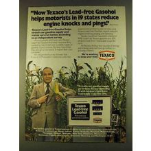 1980 Texaco Lead-free Gasohol Ad - Bob Hope