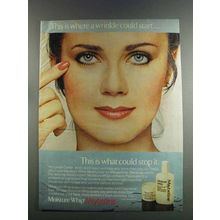 1982 Maybelline Moisture Whip Ad - Lynda Carter - a Wrinkle