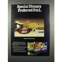 1983 Purina Special Dinners Cat Food Ad