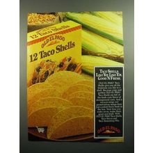 1984 Old El Paso Taco Shells Ad - Good 'N Fresh