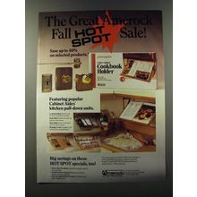 1986 Amerock Cabinet Aides Ad - Cookbook Holder, Knife Rack, Spice Rack