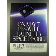 1986 Boeing Ad - PBS TV Series The Great Space Race