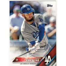 2016 Topps baseball card 542 Scott Van Slyke - Dodgers