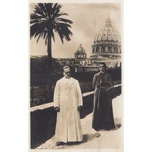 Pope Pio Pius XI Italian Papal Roman Vatican Italy Old Postcard