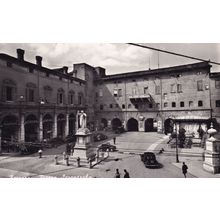 Ferrara Piazza Savanorala Italy Real Photo Italian Old Postcard