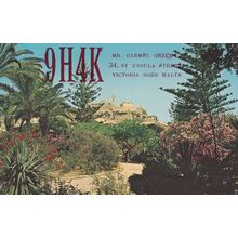 Gozo Malta Amateur Radio Station QSL 1973 Postcard Radio Card