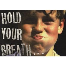 Hold Your Breath Death Stop Smoking Advertising Campaign Postcard