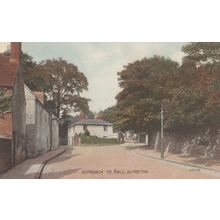Approach To Alfreton Hall Derby Antique Postcard