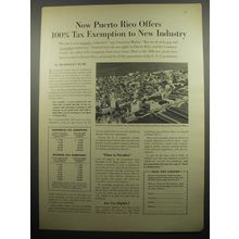 1955 Puerto Rico Economic Development Administration Advertisement