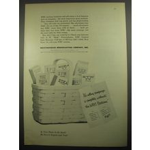 1956 WBC Westinghouse Broadcasting Company Ad - No selling campaign is complete
