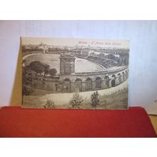 L' ARENA DALLE CARCERI, MILAN, MILANO , ITALY unused antique postcard, =