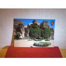 LAS FLORES PROMENADE, SALOBRENA, GRANADA, SPAIN used postcard 1982 postmark =