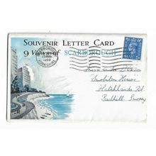Scarborough, Yorkshire, Lettercard.