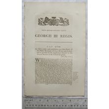 1816 Act of Parliament: unit into One Fund Public Revenues of GB & Ireland