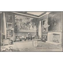 Tapestry Room, Penshurst Place, Kent, 1907 - Valentine's Postcard