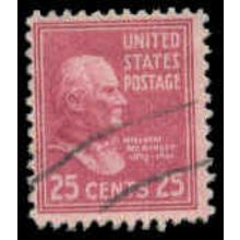 Used 829 25c William McKinley Barely Clears M08134