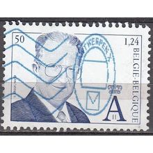 Belgique 2000 Michel 3015 O Cote (2008) 1.00 € Roi Albert II Cachet rond