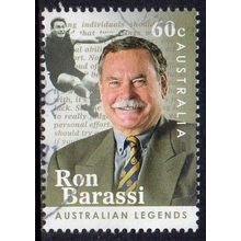 Australia 2012 Australian Legends of Football - Ron Barassi, AFL 60c Sheet Used