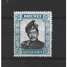 Brunei.SG108 15c Sultan Omar Ali Saifuddin.Fine Used.Aug25u