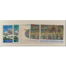 United Nations (New York) Stamps Scott #244 To 248, Mint Never Hinged