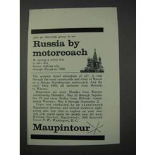 1959 Russia Maupintour Ad - Russia By Motorcoach