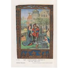 Stool-Ball Middle Ages Cricket Medieval Calendar Old British Museum PB Postcard