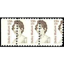 1822, Mint NH 15¢ Large Misperfed Error Pair Error - Stuart Katz
