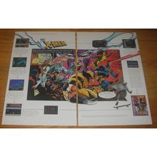 1994 Sega Game Gear X-Men Video Game Advertisement - Real mutant action