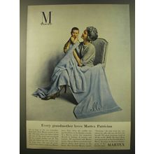 1961 Martex Patrician Towels Ad - Every grandmother loves Martex Patrician