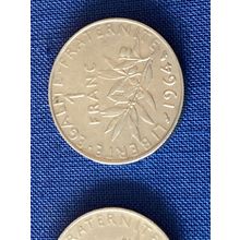 Umlaufmünze Frankreich 1 Franc 1964