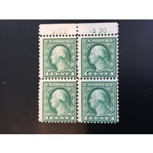 ICOLLECTZONE US 538 Plate Block w/S30 NH CV $95