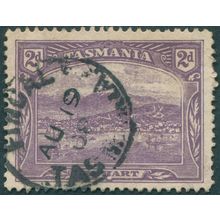 Tasmania 1911 2d bright violet Wmk upright Perf 12½ SG259a used