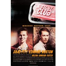 Fight Club (1999)_4 Movie Film Poster Canvas iconic design