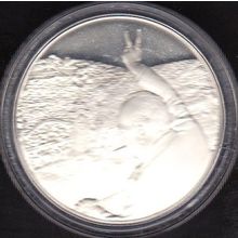 1945 Great Britain Medallion Silver Proof VE Day Churchill