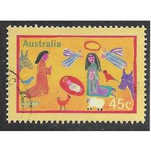 AUS 1998 45c 'CHRISTMAS' FINE USED (EBID68-319)