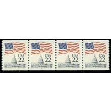 2115 22c U.S. Flag Very Fine MNH PNC 4/4 R0787