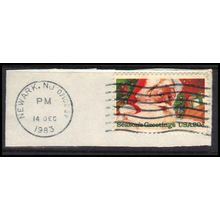 Used 2064 20c Santa Claus Newark, NJ. E0797
