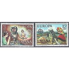 España 1976 Michel 2209 - 2210 Neuf ** Cote (2008) 2.25 € Europa CEPT Artisanat