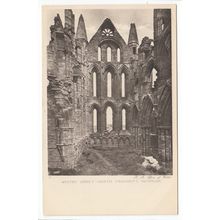 North Transept Interior Whitby Abbey Postcard 7