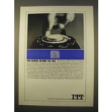 1963 ITT Communications Ad - Service Beyond the Call