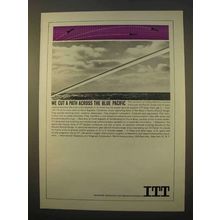 1963 ITT Communications Ad - Path Across Blue Pacific