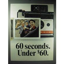 1965 Polaroid Automatic 104 Camera Ad - 60 Seconds