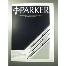 1977 Parker Pens Ad - German