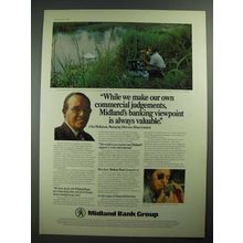 1977 Midland Bank Group Ad - Our Own Commercial Judgements