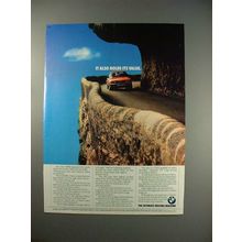 1983 BMW 323i Car Ad - Holds it's Value!