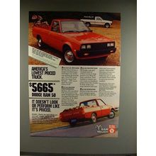 1983 Dodge Power Ram 50 Truck Ad - Lowest Priced